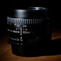 Nikon 50mm f1.8 lens